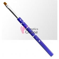 Pensula de unghii Mollylac cu capac pentru constructie unghii cu Gel nr 6, model 67256